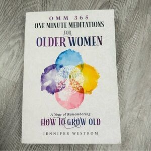 NEW One Minute Meditations for Older Women Self-Help Workbook Gift Idea Boho Mom